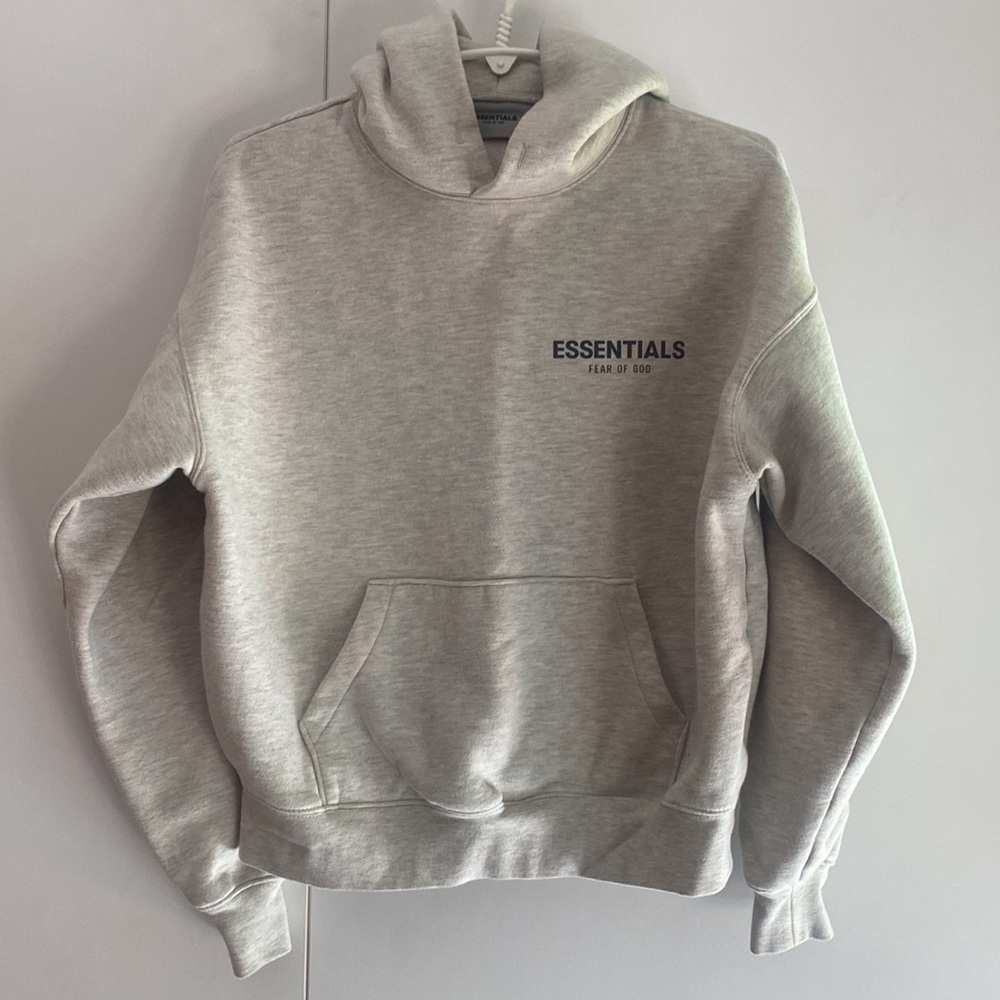ESSENTIALS Fear of God Off-White Pullover Hoodie